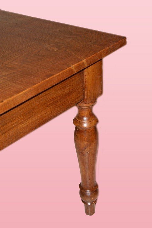 Grande tavolo rustico italiano del 1800-photo-4