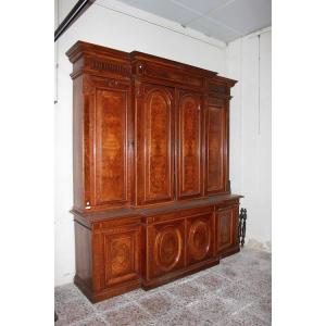 Grande Credenza doppio corpo Francese stile Luigi Filippo della prima metà del 1800