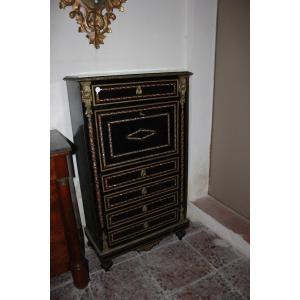 Bellissimo secretaire francese della seconda metà del 1800, stile Napoleone III