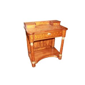 Bellissima consolle olandese di fine 1700 inizio 1800, stile Impero, in legno di mogano