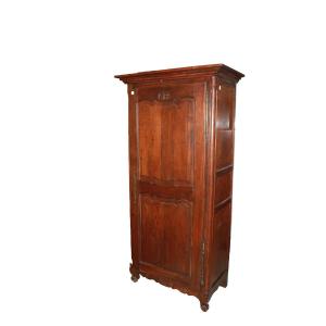 Armadietto Stipo Provenzale ad 1 Porta in Legno di Rovere XIX secolo