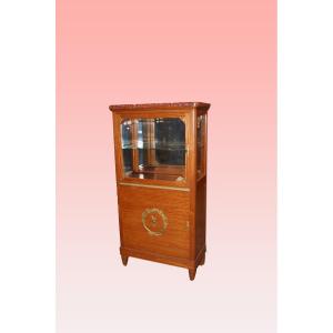 Pair of French display cabinets from the second half of the 19th century, Empire style