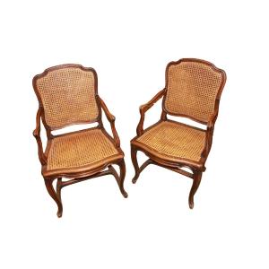Coppia di Poltrone Francesi seconda metà del 1800 stile Provenzale