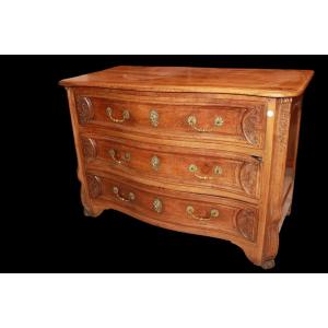 Cassettone francese di fine 1600 inizio 1700 in legno di noce