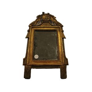 Piccola specchiera Francese di fine '700 in legno dorato