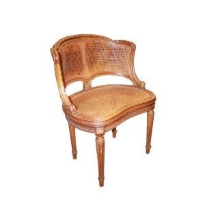 Poltroncina Luigi XVI Incannata di fine 1800