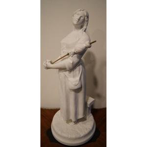 Porcellana Biscuit di "Giovane Donna"