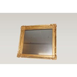 Grande specchiera foglia oro