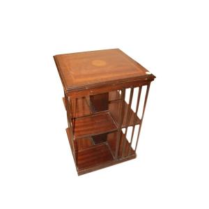 Libreria Girevole (Revolving Bookcase) – Stile Vittoriano