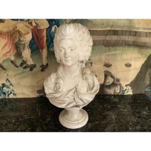 Plaster Bust Of Princess De Lamballe