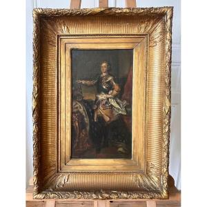 Portrait Of Louis XV Claudius Jacquand
