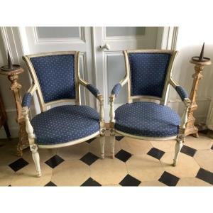 Pair Of Directoire Style Armchairs