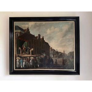 Animated Scene In A Square