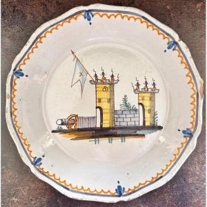 Nevers Earthenware With Revolutionary Decor