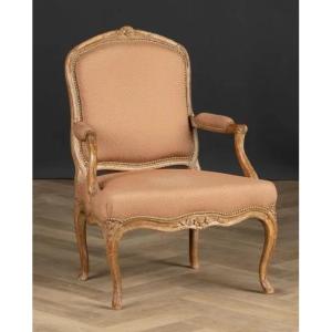 Louis XV Armchair By Jean-baptiste Gourdin