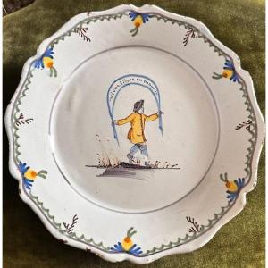 Nevers Earthenware With Revolutionary Decoration