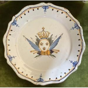 Nevers Earthenware With Revolutionary Decoration