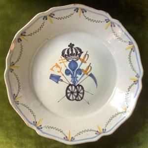 Nevers Earthenware With Revolutionary Decoration
