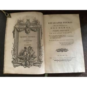 "the Four Hours Of The Ladies' Toilet" 1779 Original Edition