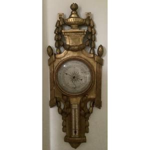 Large Louis XVI Period Barometer
