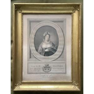 Engraving Of The Duchess Of Angoulême