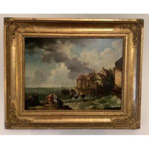 18th Century Fishing Scene 