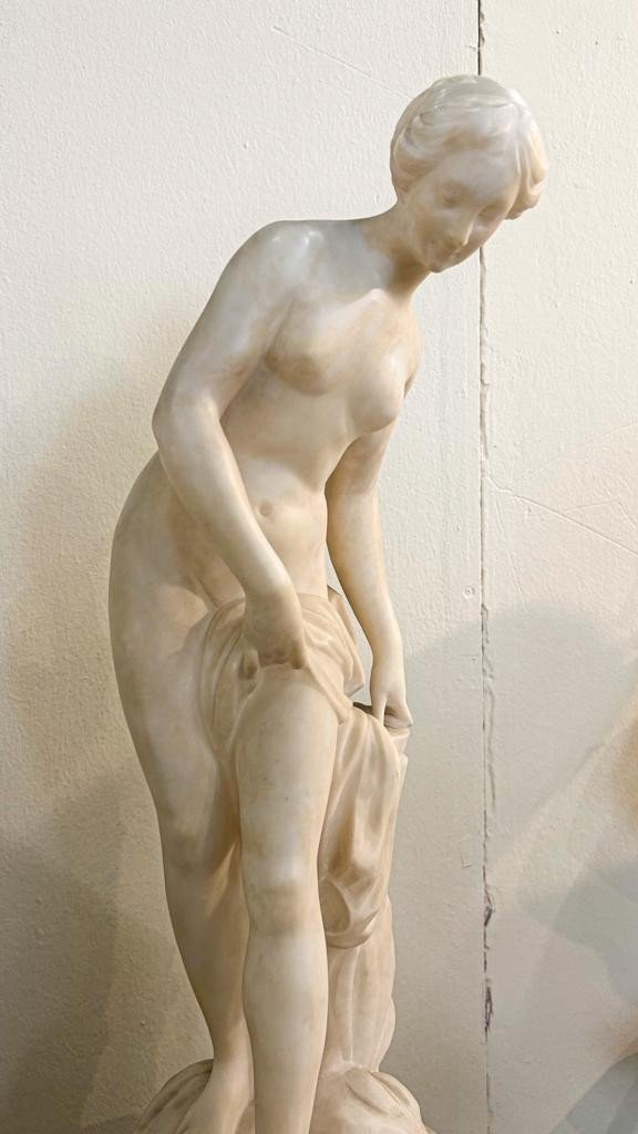 Statua Raffigurante una Bagnante Classica Marmo -photo-3