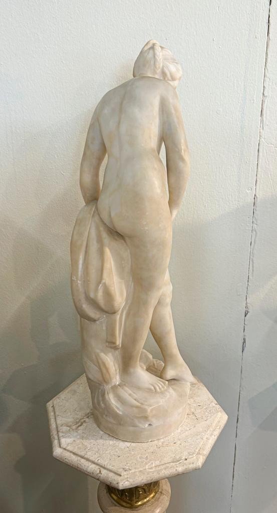 Statua Raffigurante una Bagnante Classica Marmo -photo-4