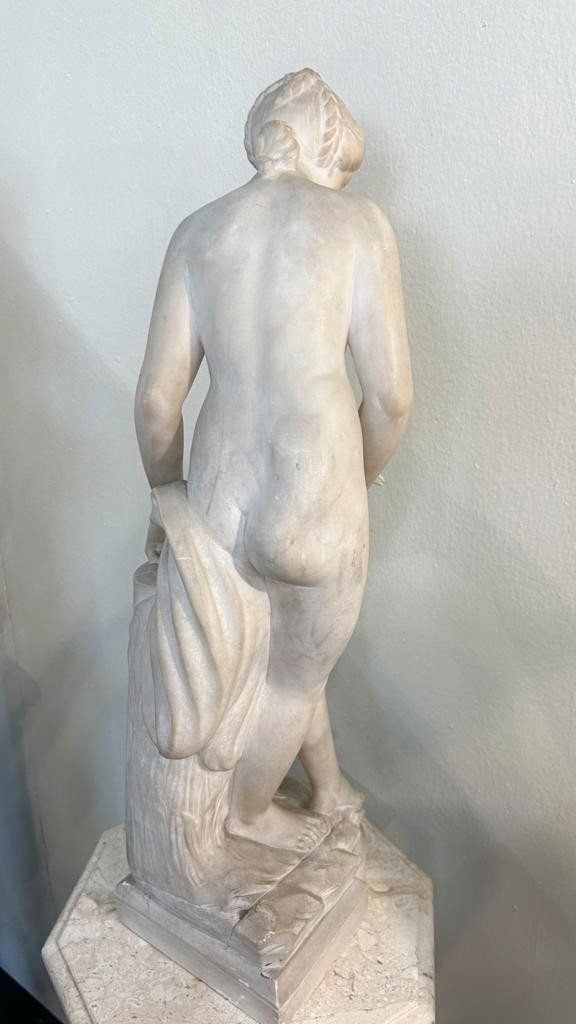 Statua Raffigurante una Bagnante Classica Marmo -photo-1