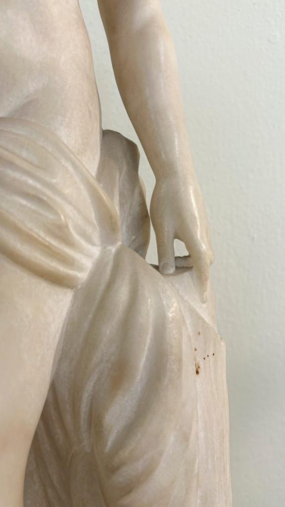 Statua Raffigurante una Bagnante Classica Marmo -photo-2
