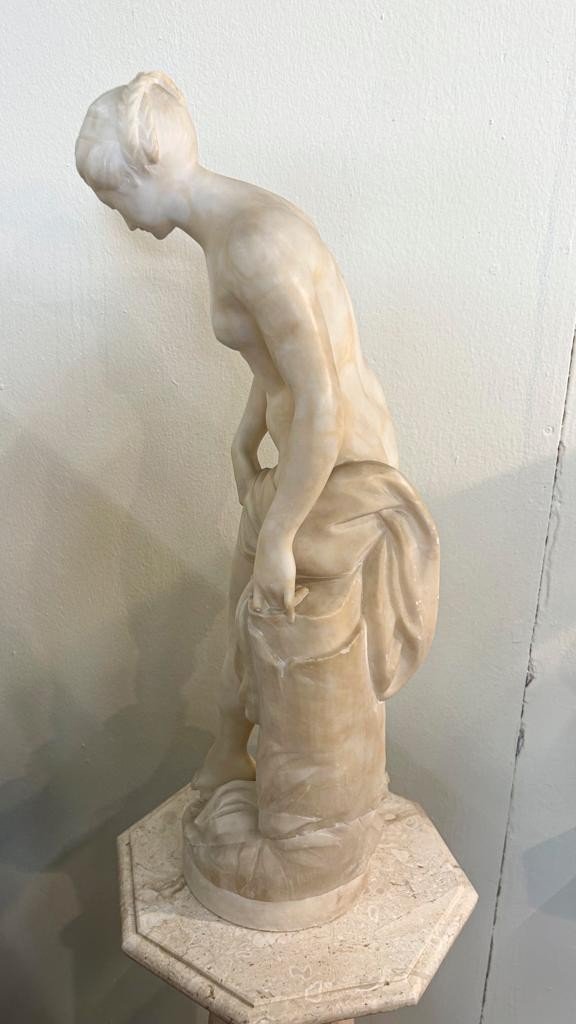 Statua Raffigurante una Bagnante Classica Marmo -photo-7