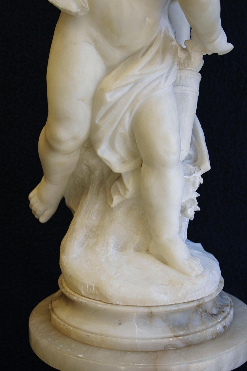 Statua raffigurante Cupido Marmo -photo-4