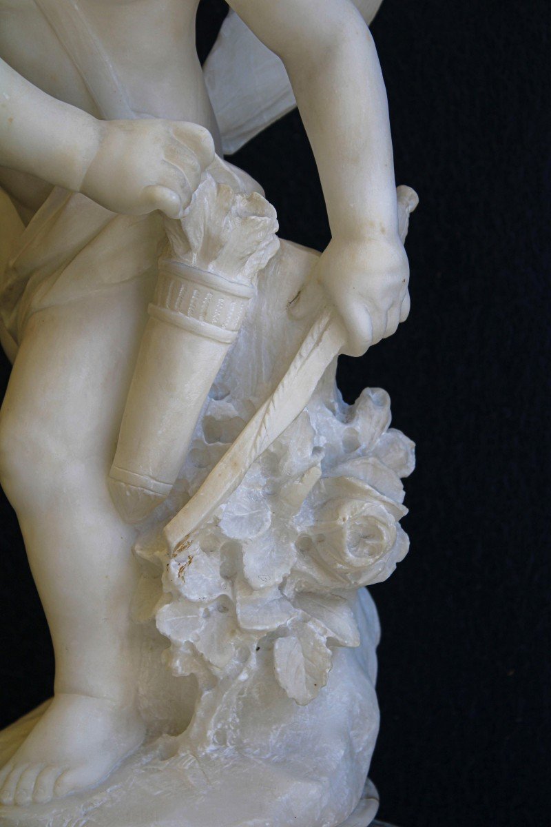 Statua raffigurante Cupido Marmo -photo-8
