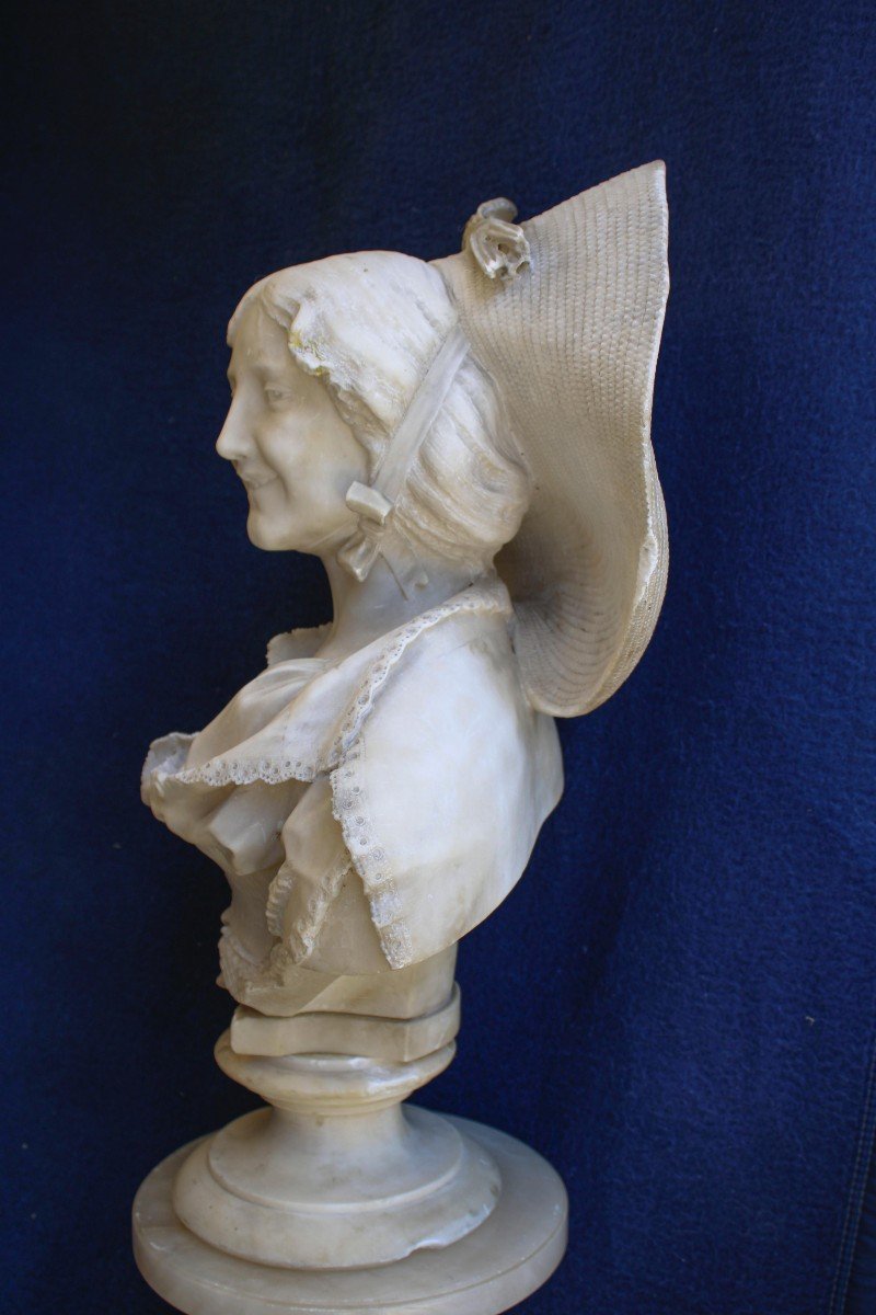 Busto Dama con Cappello ,  Adolfo Cipriani -photo-4