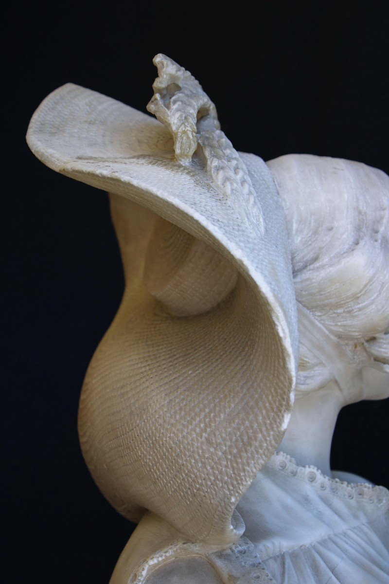 Busto Dama con Cappello ,  Adolfo Cipriani -photo-6