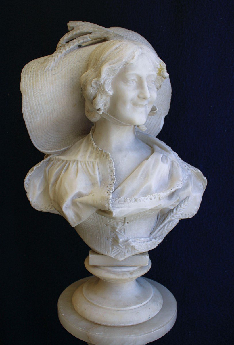 Busto Dama con Cappello ,  Adolfo Cipriani 