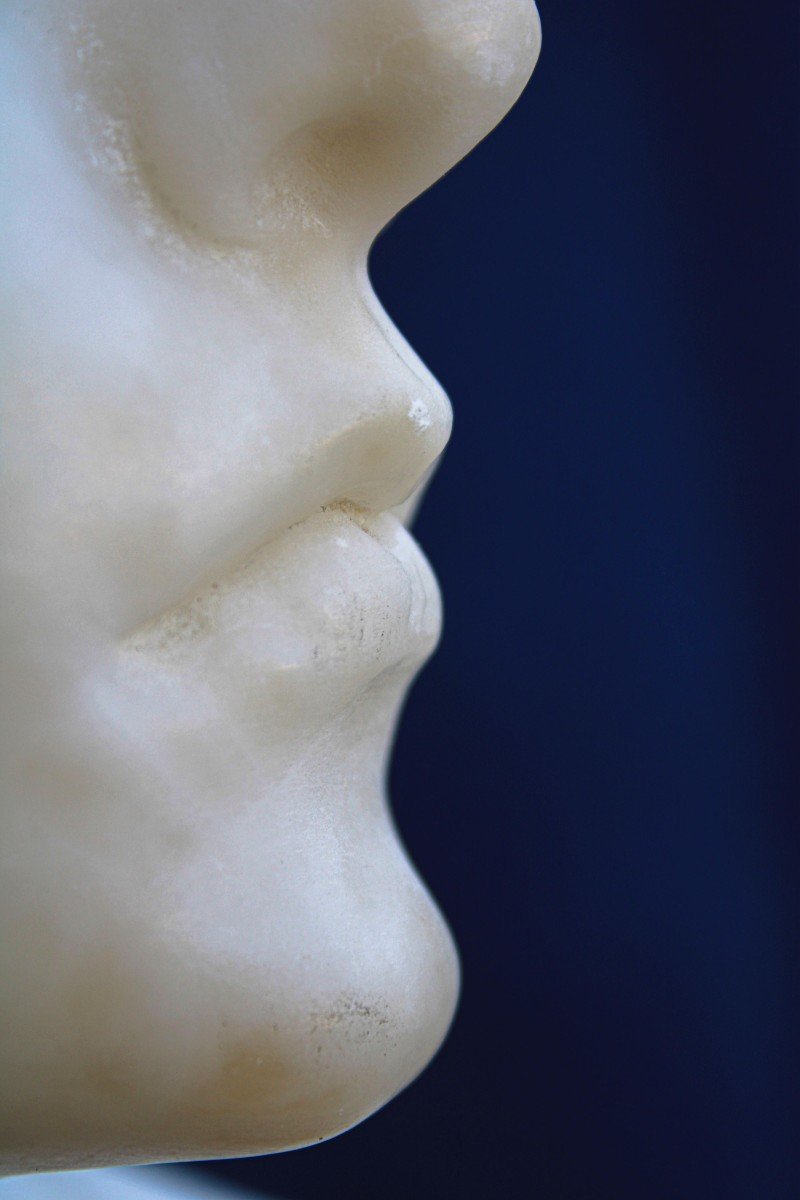 Busto Giovanna D'arco Marmo -photo-6
