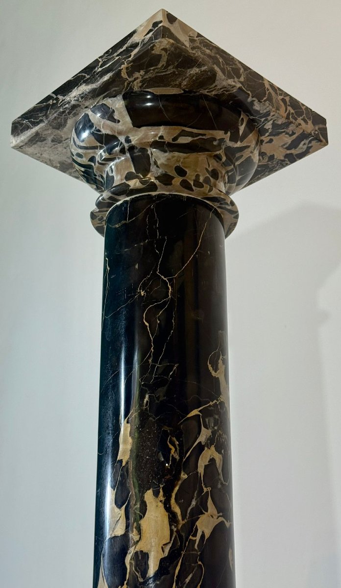 Colonna in Marmo Nero Portoro -photo-5