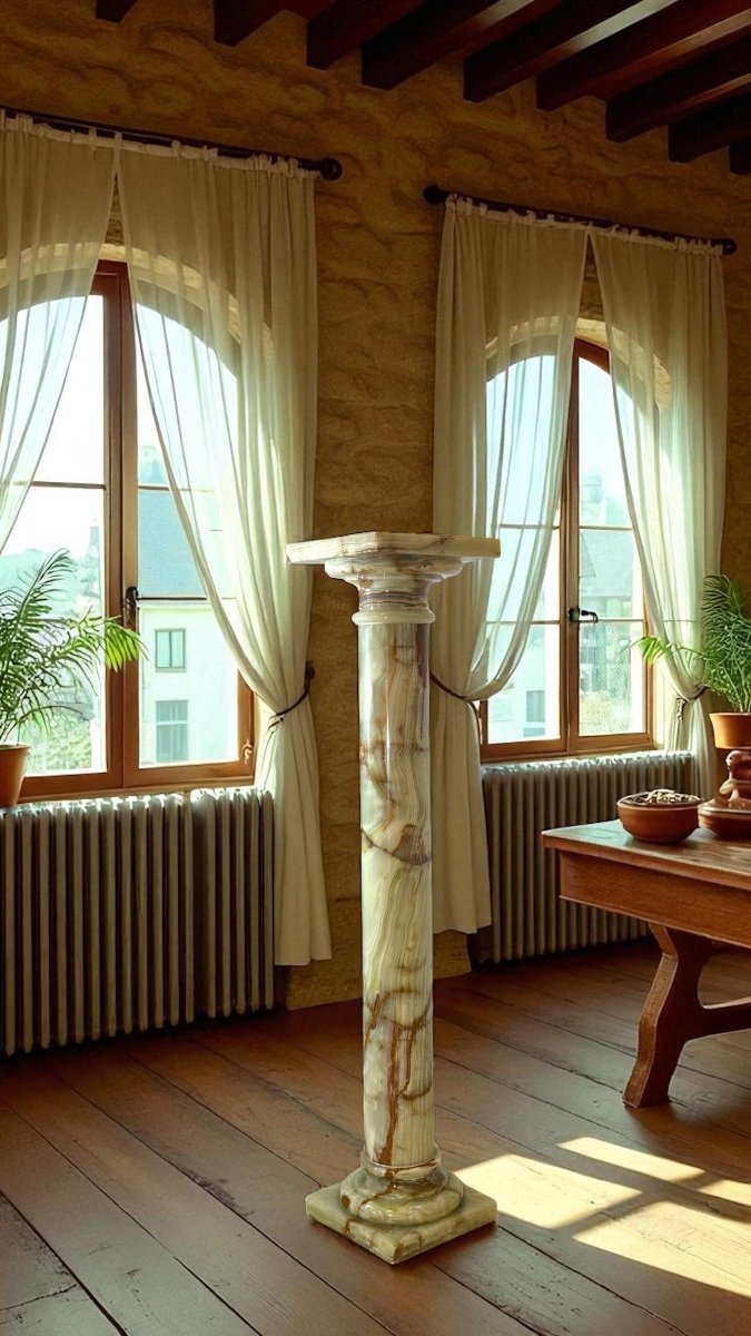 Colonna in Onice Verde -photo-4