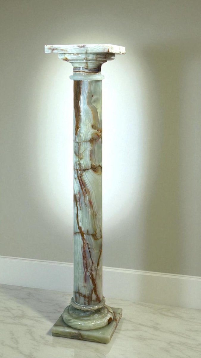 Colonna in Onice Verde -photo-1