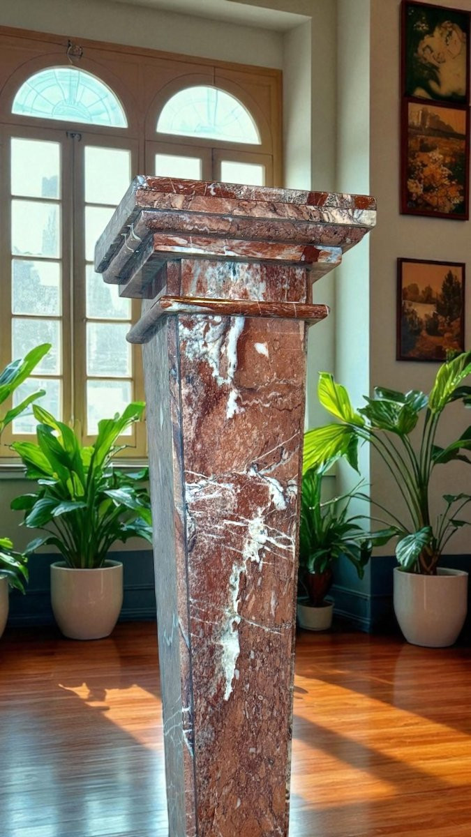 Colonna in Marmo Rosso -photo-4