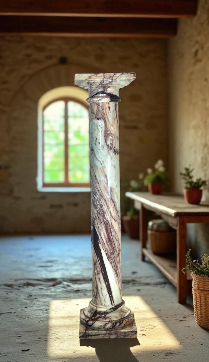 Colonna in Marmo Fior di Pesco 