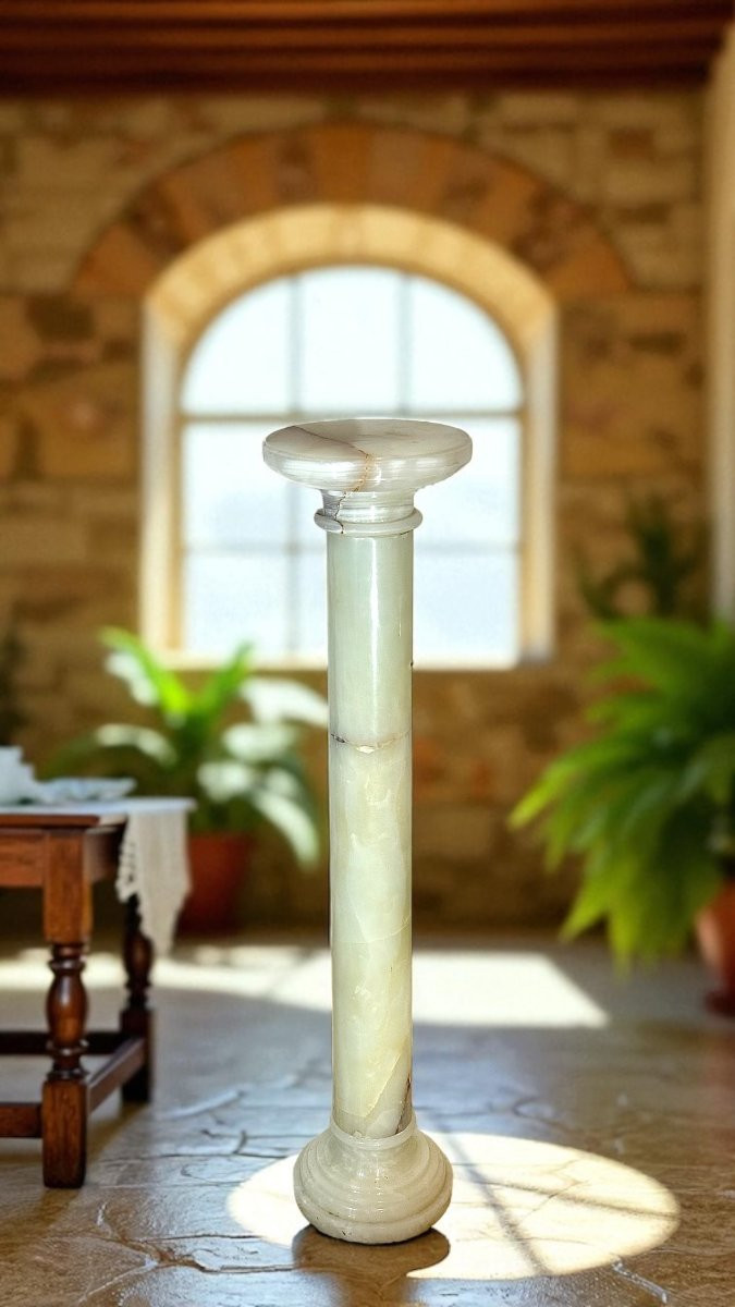 Colonna in Onice Bianco-photo-2