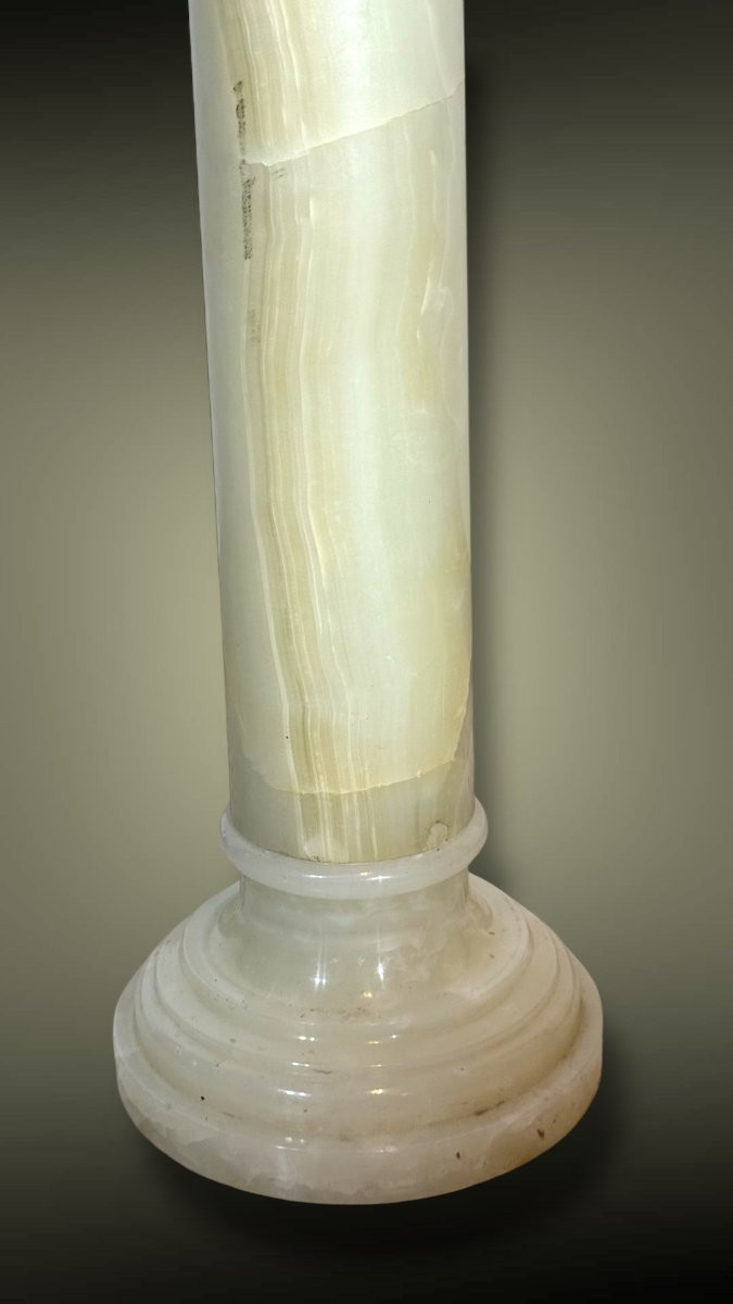 Colonna in Onice Bianco-photo-2