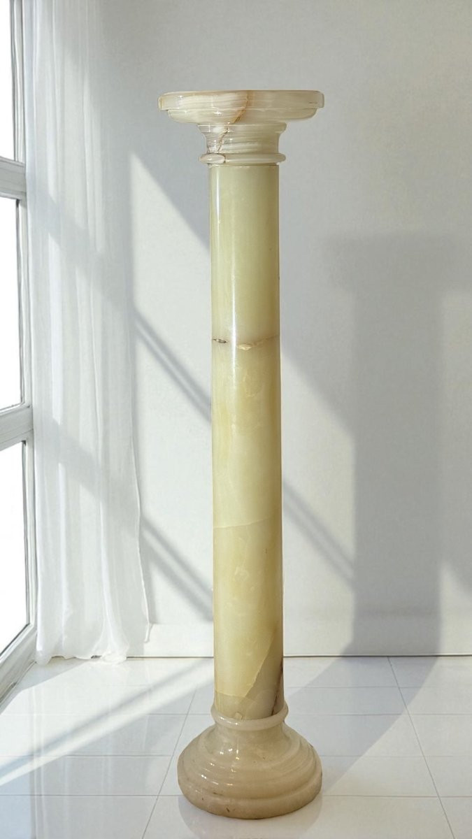 Colonna in Onice Bianco-photo-3