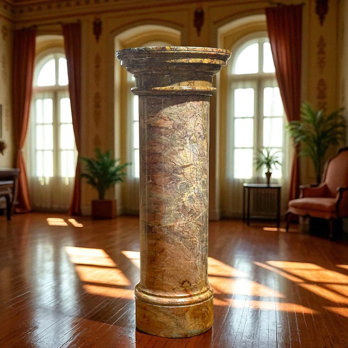 Colonna in Marmo Brecciato -photo-5