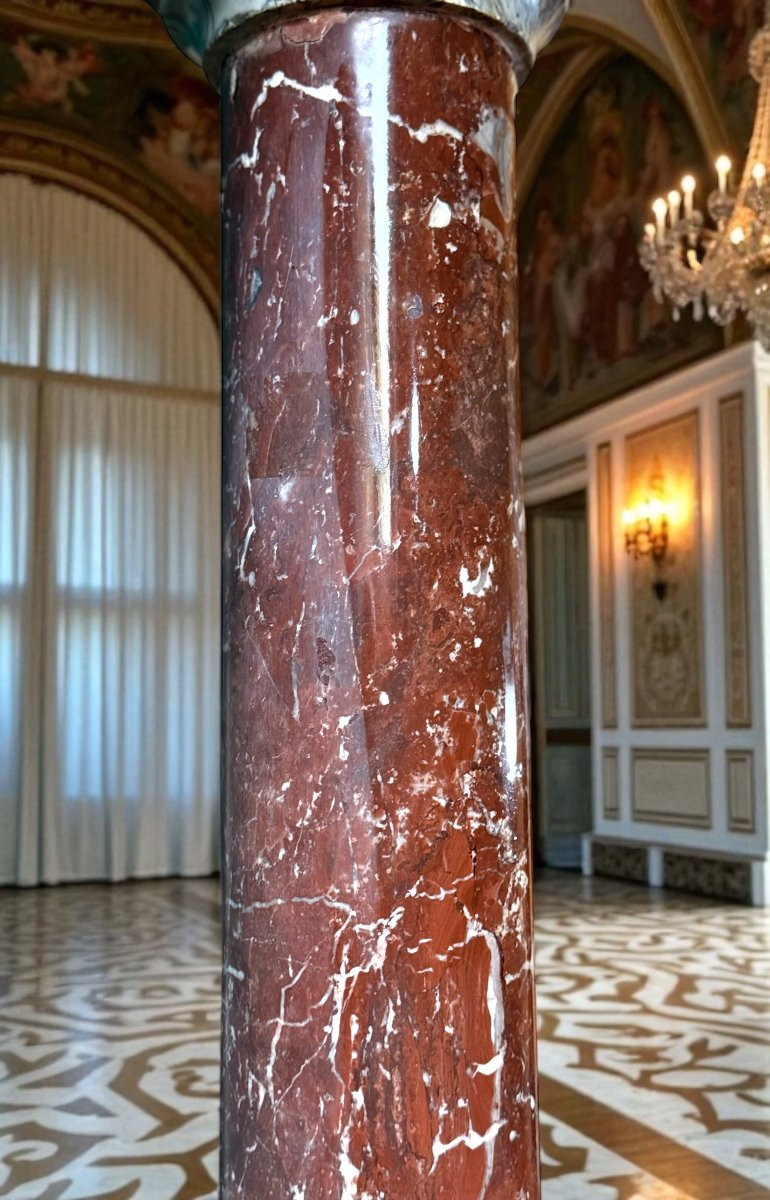 Colonna in Marmo Rosso di Verona -photo-1