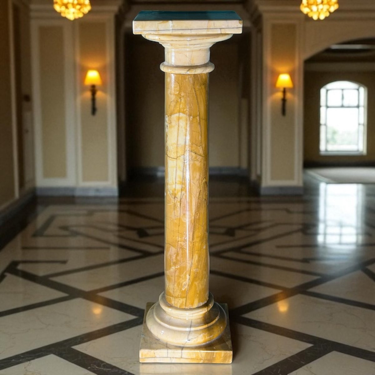 Colonna in Marmo Giallo Siena -photo-7
