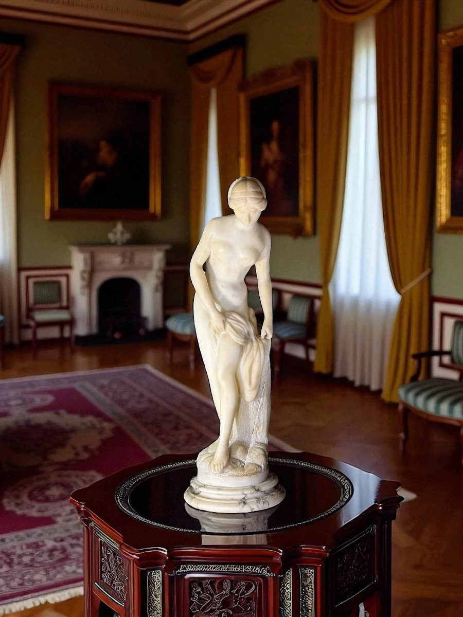 Statua Bagnante Nuda, dal modello di Etienne-Maurice Falconet, Marmo -photo-4