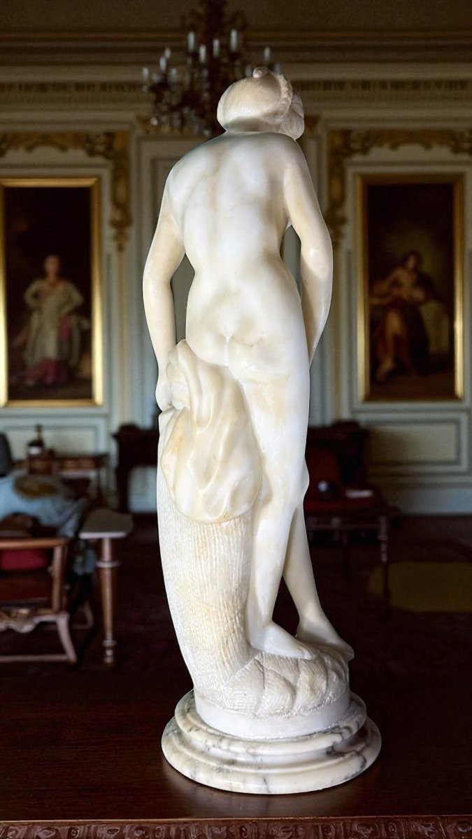 Statua Bagnante Nuda, dal modello di Etienne-Maurice Falconet, Marmo -photo-2